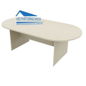 Bàn họp oval màu PO 2m4X1m2 - BHMV03
