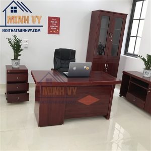 Bàn trưởng phòng 1m4 hộc liền – BGDMV04