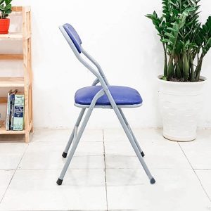 Ghế gấp lưng ngắn xanh chân sơn - GGMV02