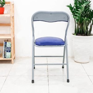 Ghế gấp lưng ngắn xanh chân sơn - GGMV02