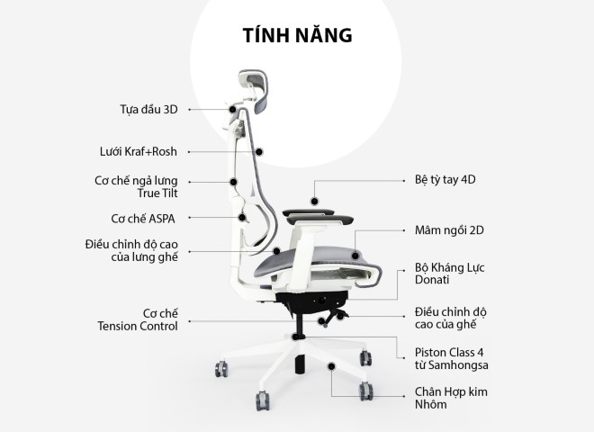 6 lý do nên chọn ghế công thái học cho sức khoẻ dân văn phòng