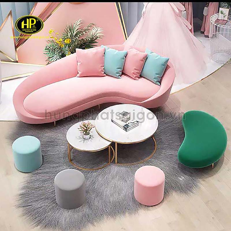 Ghế sofa hình hạt đậu thích hợp với không gian nào?